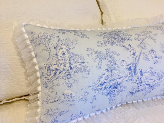 Blue Toile De Joy Pillow Cover