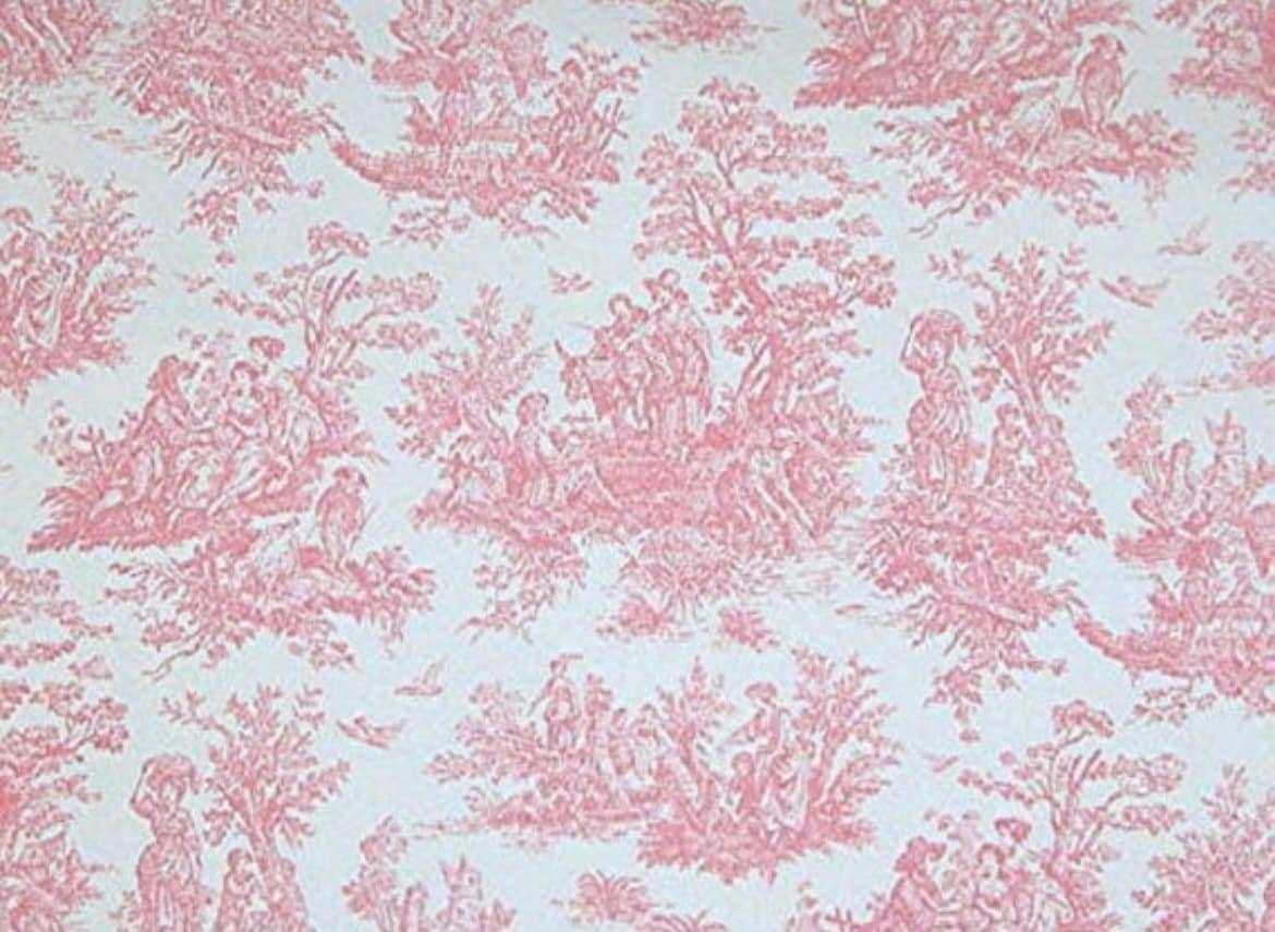 Pink Toile De Joy Pillow Cover